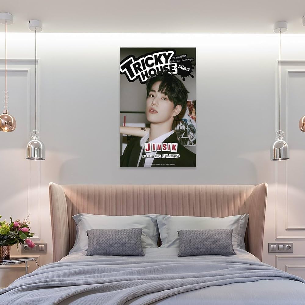 Amazon.com: Generic K-pop Artist Poster Xikers Jinsik House